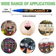 1 pièce Stylo marqueur acrylique, stylo de couleur superposable imperméable, stylo aquarelle résistant au soleil et sans bavure, stylo graffiti, convient aux étudiants en art et à la peinture DIY