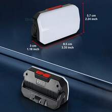 Mini Portable 48LED Camping Light High Lumen 3 Mode Multi-Function Flash Lamp Type-C Charging Outdoor Adventure Light 90° Rotating Outdoor Hiking Tent Light Bedroom Night Light