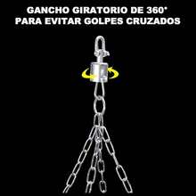 Saco de Entrenamiento,150 Saco de Boxeo Profesional,Premium PU Saco de Boxeo de 5 Piezas con Ganchos y Cadena de Acero Inoxidable,Guantes de Boxeo,para Boxeadores en Gimnasio,Lucha. - 1 - Ver 3