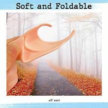 CZ 15 Pairs Cosplay Fairy Pixie Elf Ears Soft Ears For Party Dress Up Costume Masquerade Accessories Halloween Elven Vampire Fairy Ears Medium Style 8380 - As Pic - View 3