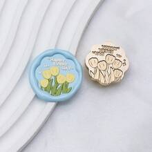 Cute Animal Series Wax Seal Stamps - Perfect For Love Letters, Invitations, Holiday Cards, Journals, Scrapbooking, DIY Crafts - Gold - View 11