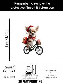 2D Flat, 1pc British Shorthair Cat Keychain - Gray & Orange Tabby, Car Interior Hanging Decor, Cute British Shorthair Cat Pendant, Pet Lover Gift, Fits Most Keys And Vehicles, Exquisite Animal Ornament, With Protective Film, Exclusive For Animal Enthusiasts - Colorful - View 10