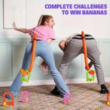 Monkey And Monkey Tail Party Game And Activity, Hilarious Party Game! Suitable For Adult, Teenager And Children Fun Party Games And Floor Games, Excellent Birthday Gift, Halloween Gift, Christmas Gift, Party Gift, Classroom Reward, Great For Christmas, Thanksgiving, Small Gatherings, Birthday Gifts - Multicolor - View 1