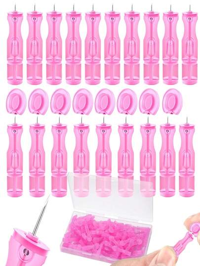 500 piezas/300 piezas/200 piezas/100 piezas/50 piezas/30 piezas/20 piezas/10 piezas Aguja desechable para el acné, herramienta quitaespinillas, kit extractor de granos, diseñado para hombres y mujeres, herramienta de limpieza facial, portátil, sellado individualmente, para el acné, limpieza de la piel