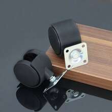 Ruedas giratorias para escritorio de oficina, ruedas para bandeja de computadora, ruedas silenciosas para silla de oficina, accesorios de hardware de pies con ruedas de plástico y nailon