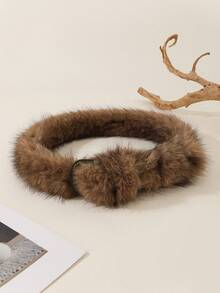 1pc Velvet Women's Decorative Waist Belt, Suitable For Jeans, Street Style, Commuting