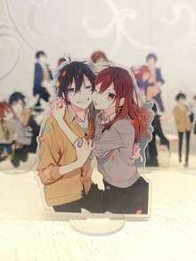 Soporte acrílico de Hori San y Miyamura Kun, Soporte acrílico de doble cara de Hori San y Miyamura Kun, Izumi Miyamura, Kyouko Hori, regalo para amigos