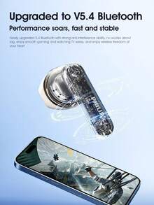 PHILIPS TWS Bluetooth wireless headphones, TAT1199,AI noise reduction,Spatial sound effects, long battery life, Low latency, waterproof for sports, non-pressure to wear - 白色 - 查看 9