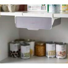 Local Devery-YOUBEI-Joseph Joseph BoardStore Under Shelf Drawer Kitchen Cabinet Storage Organizer, Space Saving, Gray/ White - Ngăn kéo - Xem 3
