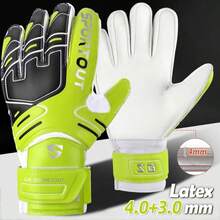 Sportout Youth&Amp;Adult Goalie Goalkeeper Gloves,Strong Grip For The Toughest Saves, With Finger Protect &Amp; 4+3MM Latex To Give Splendid Protection To Prevent Injuries,4 Colors - ColorE - 查看 2
