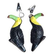 Home Set Of 4 Toucan Resin Tablecloth Weights Clips Toucan Handicraft Tablecloth Clamps Pack Of 4{"Color_name":"Toucan"} - 多色11 - 查看 6