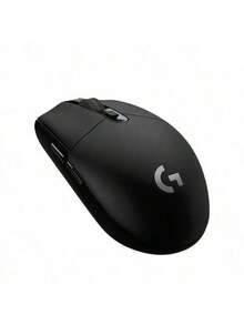 Logitech Ratón inalámbrico ligero G304 con sensor de juegos de alto rendimiento, seis botones programables, funcionamiento silencioso, portátil y ligero, adecuado para escenarios de oficina y juegos (negro) - Negro - Ver 2
