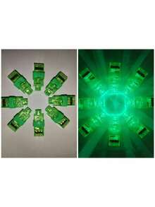 5/10/20/40 piezas Luces de dedo LED, Linternas mini a pilas, Linternas de dedo LED de múltiples colores, Adecuadas para regalos de cumpleaños, bares, fiestas, Pascua, Halloween, Navidad y Año Nuevo, Accesorios de fiesta de luz nocturna (con pilas) - Unitalla - Ver 23