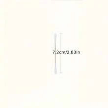 500/300/100pcs Paraben-Free Double-Headed Cleaning Swabs, Suitable For Gentle Ear And Cosmetic Cleaning