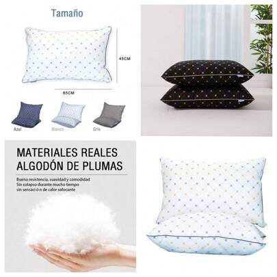 Almohadas Ultra Suaves Air Fibra Transpirables calidad de hotel de lujo almohadas de cama para dormir Almohada Confort y Suavidad