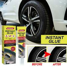 rayhong Tire Repair Glue Strong Rubber Waterproof High Temperature Wear-Resistant Non-Corrosive Sealing Bonding Glue For Tyre Crack & Shoes & Bicycle & Black Headphone - Black - View 4