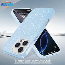 新款闪亮手机壳，兼容苹果 17 Pro Max/15 Pro Max/14 Pro Max/13 Pro Max/12 Pro Max/11 Pro Max/XS Max/7/8 Plus、三星 Galaxy S25/S22/S23/S24+、A04/A05/A14/A15/A24/A25/A34/A54、OPPO、vivo、红米 13C+、Moto G、红米 Note 13C/12/11 Pro