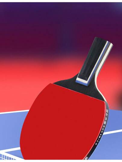Raquete de tênis de mesa de alta elasticidade para treinamento de iniciantes e adultos ao ar livre