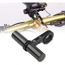 Extensor de manillar de bicicleta VGEBY1, marco de extensión para manillar doble/único para ampliar el espacio del manillar ( 3) - #4 (tubo de fibra de carbono negro de 10 cm) - Ver 6