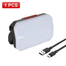 Mini Portable 48LED Camping Light High Lumen 3 Mode Multi-Function Flash Lamp Type-C Charging Outdoor Adventure Light 90° Rotating Outdoor Hiking Tent Light Bedroom Night Light