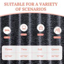 Heated Blanket Electric Soft Flannel Sherpa Heater 5 Heat Settings And 10 Hours Auto Shut-Off Heating Blanket Over-Heat Protection Machine Washable