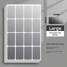 Etichete autoadezive autocolante PET bucătărie condiment sticla borcan clasificare etichete acasă birou impermeabil scriere depozitare autocolant - Multicolor - Vizualizare 11