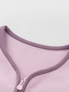 Balabala Chaleco forrado de forro polar BalaOne para niña, ropa de abrigo cálida para niños y niñas, otoño/invierno 2025 - tono rosa - Ver 6