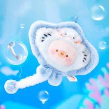 Miniso Maialino dolce - Serie acquario maialino dolce Scatola cieca in peluche. Realizzato in morbido materiale di peluche, con design a tema acquario maialino carino, estremamente terapeutico per la collezione e la decorazione. (Consegna casuale di 1 pezzo) - Multicolore - Visualizzare 6
