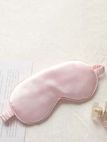 1pc Mulberry Silk Eye Mask, Sleep Mask, Reversible Hot/Cold Therapy Silk Eye Mask