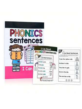Phonics Short Passages For Children's English Reading Comprehension, Preschool Phonics Common Rules Workbook