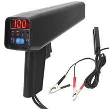 12V Digital Engine Ignition Timing Light With Digital Advance And Rev Counter - Black - View 1
