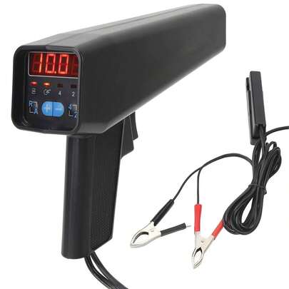12V Digital Engine Ignition Timing Light With Digital Advance And Rev Counter