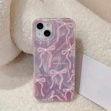 1 funda para móvil, compatible con iPhone 16 Pro Max, 15/14 Plus, 13, 12, 11/17/17 Pro/17 Air/17 Pro Max. Impermeable, resistente a caídas y arañazos. Equipada con una capa protectora para la lente con textura de plumas, cordón de imitación de perlas y diseño degradado en rosa. - Plateado - Ver 4