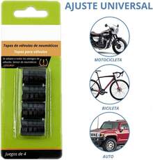 Timotech Tapones para Llantas, Tapas de Válvula de Neumático de Aluminio Anodizado, Resistente a la Corrosión, Universales para Coches, Camiones, Motocicletas, SUV y Bicicletas. - 1 - Ver 2