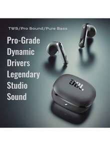 JBL Tai nghe Bluetooth thể thao không dây T280TWS X3, Độ trễ cực thấp 40ms, Khử tiếng ồn cuộc gọi thông minh, Thời lượng pin dài, Đeo thoải mái, Màu đen - màu đen - Xem 1