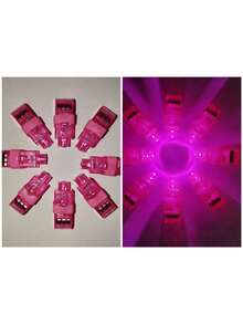 5/10/20/40 piezas Luces de dedo LED, Linternas mini a pilas, Linternas de dedo LED de múltiples colores, Adecuadas para regalos de cumpleaños, bares, fiestas, Pascua, Halloween, Navidad y Año Nuevo, Accesorios de fiesta de luz nocturna (con pilas) - Unitalla - Ver 39