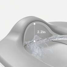 3-In-1 Toddler Potty Training Toilet Seat, Adjustable, Foldable Potty Chair Adapter With Ergonomic Design And Space-Saving Structure For Kids, Boys And Girls - 灰色 - 查看 9