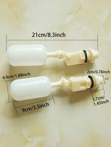 1/2/3/4pcs Cattle Drinking Bowl Accessories Floating Ball, Horse Stainless Steel Drinking Bowl Accessories Ball, Animal Drinking Bowl Accessories Floating Ball Valve Stable Water Floating Ball Valve Shut-Off, 1/2 Inch Stainless Steel Automatic Waterer, Stainless Steel Waterer Accessories, Plastic Floating Ball, Fill Water Trough, Suitable For Horses, Cattle, Sheep, Pigs And Dogs Water Floating Ball Valve