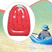 Flotador inflable con diseño de dibujos animados, estera flotante plegable, tabla de flotación para ocio, diversión en el agua, playa y fiestas de verano