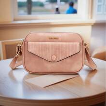 Bolsos de diseño de moda cruzados para mujeres, con una variedad de colores para elegir, adecuados para varios escenarios, y una elección esencial para ir de compras, dar un paseo y combinar con ropa. - Rosa - Ver 1