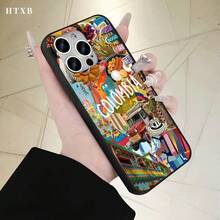 Fundas y carcasas protectoras con diseño de teléfono y orificios grandes de Alphabet City, diseñadas para las series 17, 16 Pro, 16, 15 Pro, 14, 14 Plus, 14 Pro, 13, 13 Pro, 12 Pro y 11/11 Pro. Un excelente regalo para amigos. - Negro - Ver 5