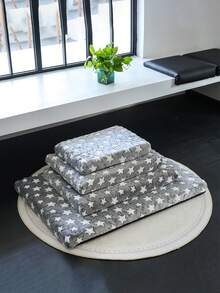 1 Peça Tapete de Dormir para Animais de Estimação, Espesso e Macio para Todas as Estações, Quente no Inverno, Adequado para Cães e Gatos Pequenos/Médios, Base Removível e Antiderrapante