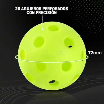 Gincai Juego de 2 Paletas de Pickleball, Pickleball Set con Raquetas de 2 Raquetas con 4 Bolas y 1 Bolsa, para Hombres y Principiantes para Interiores y Exteriores