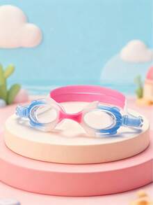 1 Piece Of Children's Anti-Fog HD Swimming Goggles, Waterproof And Anti-Fog HD Professional Diving Goggles Swimming Equipment - Silicone Earplugs Swimming Goggles, Suitable For 3-16 Years Old Children Swimming Diving Use