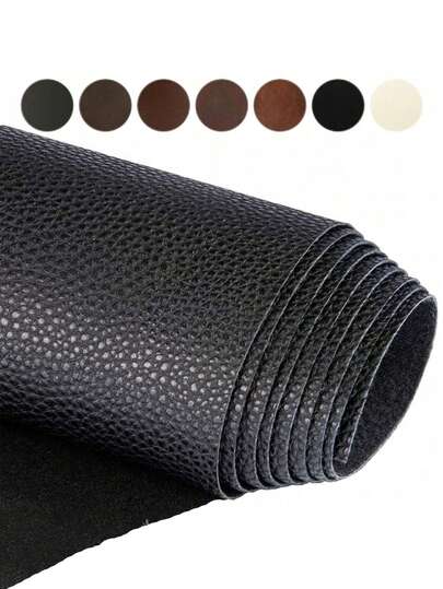 Toppe adesive in pelle per riparazione, grandi toppe in pelle per mobili, divani, sedili auto, sedie da ufficio, borse, vinile e riparazione sedili di barche, 24 colori