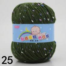 1 Roll Color Dot Knitted Ball Hand Knitted For Crocheting And Knitting Sweater Hat Scarf Milk, Diy Knitting Sweater Scarf Coat Hat, Scarf, Shawl, Coat, Or Bag Decoration, Spotted Yarn Fleck Crochet Fiber Yarn Soft Baby Yarn For Crocheting