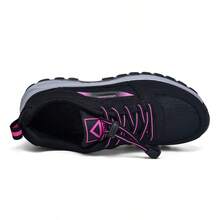 Men's Lightweight Mesh Sneakers, Black Autumn Shoes Women's Outdoor Casual Daily Shoes, Elastic Band Slip-On Flat Black Shoes Men's Training Shoes, Tennis Shoes, Road Running Shoes Unisex Couple Shoes