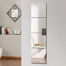 Gương treo tường acrylic hình chữ nhật cổ điển, không khung, kích thước 25-35cm, tự dính, dạng vòm đơn hoặc vòm đôi, toàn thân, tầm nhìn rõ ràng, bề mặt nhựa, thích hợp cho phòng ngủ, phòng tập thể dục tại nhà, ký túc xá, phòng tập yoga, phòng tập pilates, trang trí Giáng sinh mùa đông, quà tặng tốt nghiệp, quà tặng tiệc độc thân, quà tặng cho phù dâu. - Bạc - Xem 3