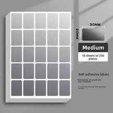 Etichete autoadezive autocolante PET bucătărie condiment sticla borcan clasificare etichete acasă birou impermeabil scriere depozitare autocolant - Multicolor - Vizualizare 12