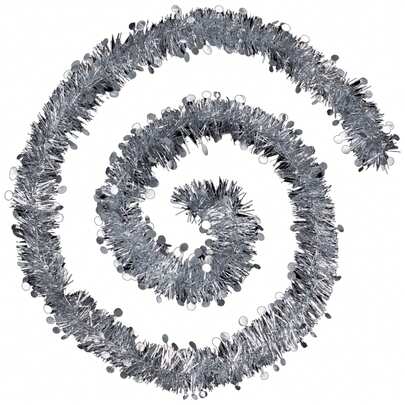 Well Home Ghirlanda natalizia argentata da 2 m. Splendida ghirlanda natalizia da 2 metri.
Decora qualsiasi angolo della tua casa con questa meravigliosa ghirlanda.
Grazie al suo design accattivante, si adatta a qualsiasi arredamento.
Composizione: Plastica
Dimensioni: 200 cm
Colore: Argento